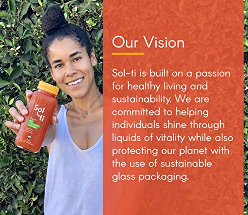 Sol-ti Goji Strawberry SuperAde Organic Cold Pressed Juice - Refreshing Nutrient-Rich Beverage, 9PK