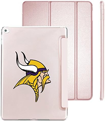 iPad Air 2 Case Vikings, Slim Fit Smart Case for Apple iPad Air 2 ,Ultra Slim Lightweight Stand Cover with Auto Wake / Sleep ( Rose Gold )