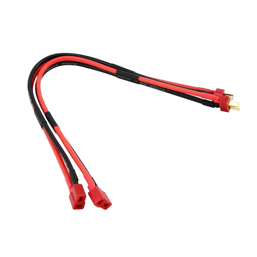 Photo 1 of OliRC 2pcs T-Plug Dean's M to T-Plug FM Adapter 12inch 30cm Extension Female Male Wire for RC Battery(C42-2