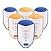 MARNUR Ultrasonic Pest Repeller Electronic Pest Reject 6 pack with Night Light for Repelling Mosquitoes Spiders Mice and Cockroach