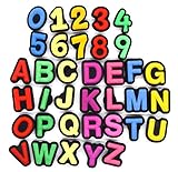 AUEAR, 36 Pcs Set of Letter Number Shoe Charm Clog Charms Alphabet Shoe Charms for Croc Shoes Wristband Bracelet