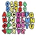 AUEAR, 36 Pcs Set of Letter Number Shoe Charm Clog Charms Alphabet Shoe Charms for Croc Shoes Wristband Bracelet