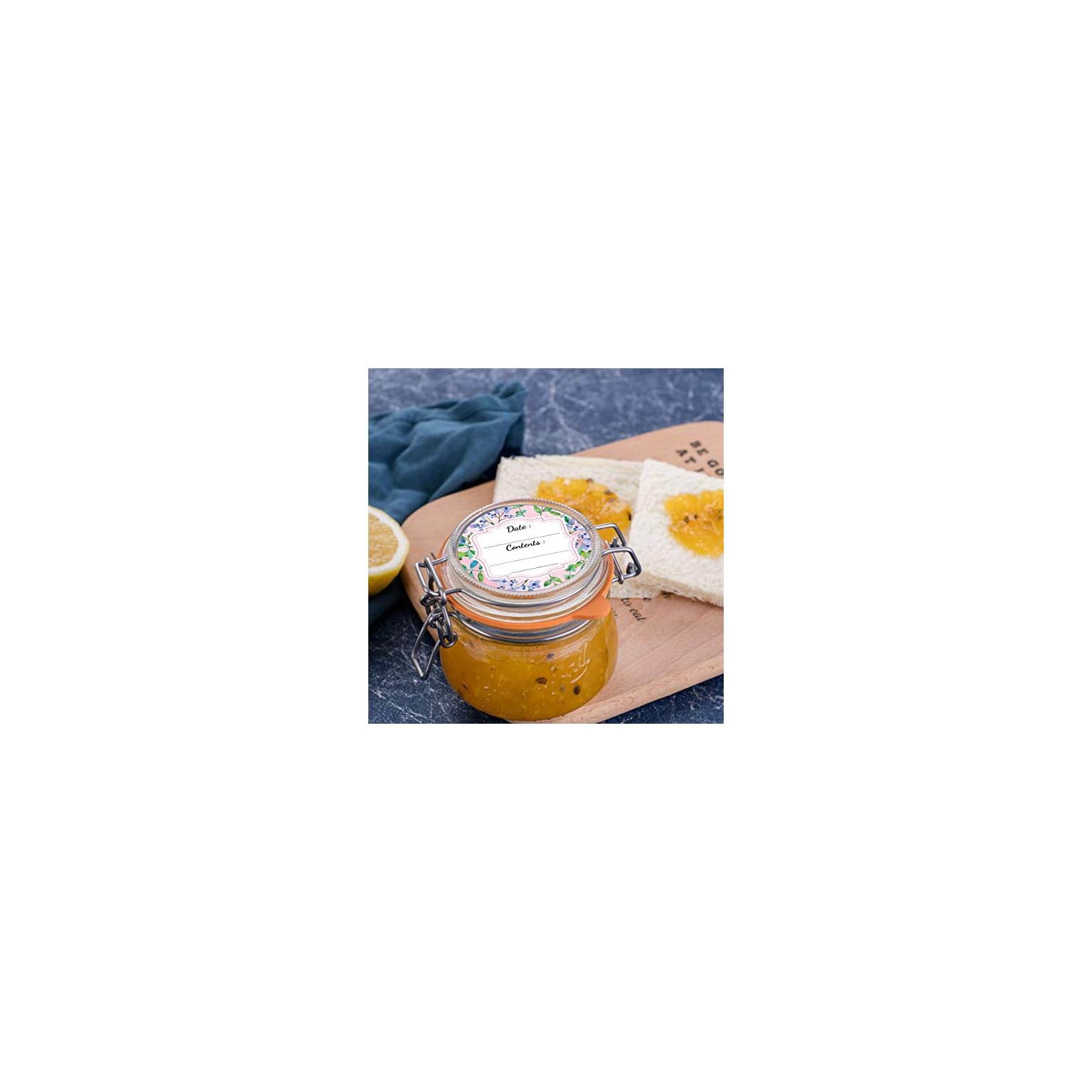 300 pc. Cute Floral Canning Labels