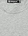 Allegra K Women's Color Block Tops Crew Neck Casual Basic Cotton Long Sleeve T-Shirt Grey M US 10