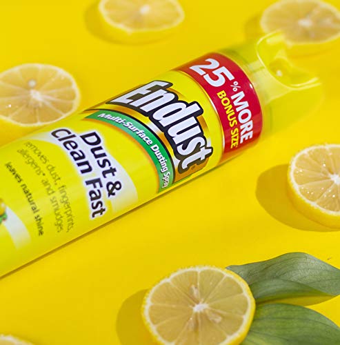 image for Endust Multi-Surface Dusting and Cleaning Spray, Lemon Zest, 2 Count