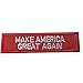 Trump Make America Great Again Tactical Morale Patch Embroidered Velcro Hook & Loop Emblem (B -Make America Great Again Red)