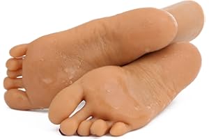 Resafy Soft Silicone Lifesize Female Mannequin Feet 1:1 Realistic Silicone Foot Mannequin Display Shoes Jewerly Sandal Shoe S