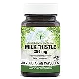 Natural Nutra Milk Thistle Extract Supplement, 350 mg, 30 Capsules