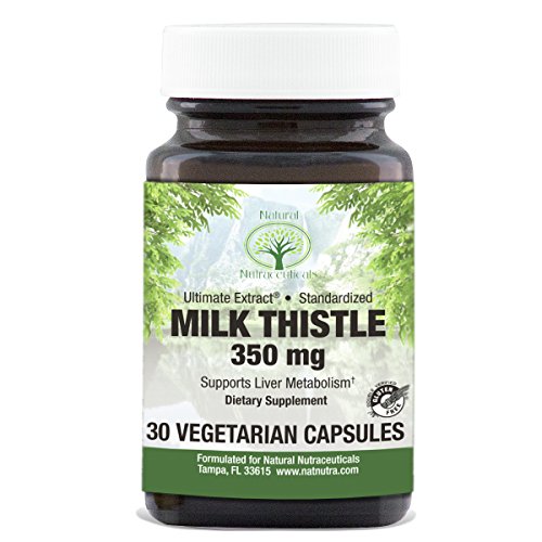 Natural Nutra Milk Thistle Extract Supplement, 350 mg, 30 Capsules Natural Nutra Milk Thistle Extract Supplement, 350 mg, 30 Capsules