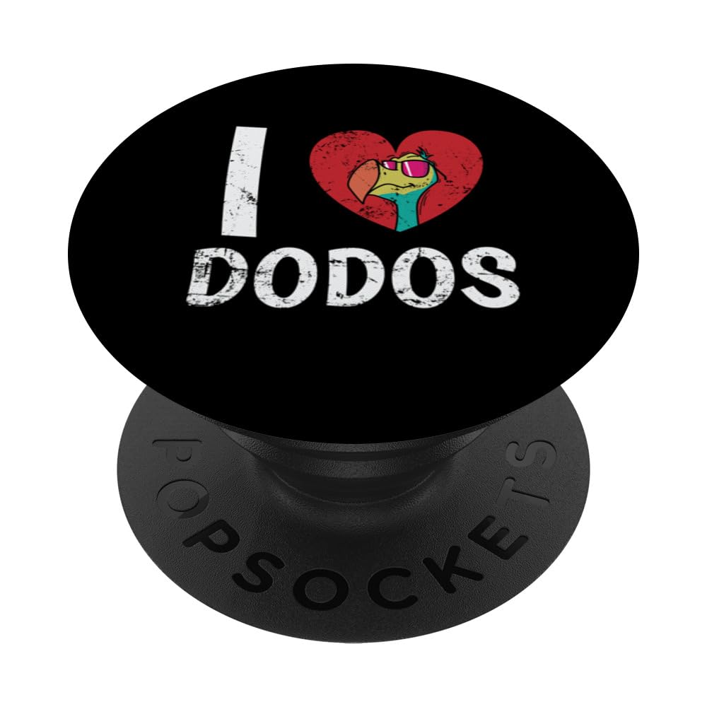 I Love Dodos Bird from Mauritius PopSockets Swappable PopGrip