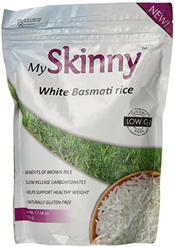 My Skinny Rice, White low G.I., 17.64oz [pack of 6] by My Skinny Rice