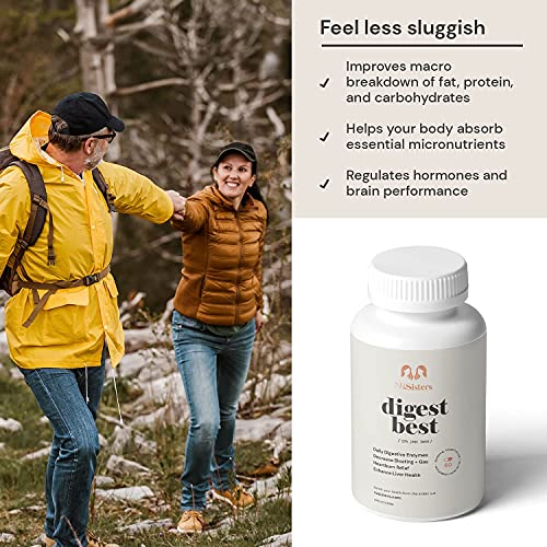 NuSisters Digestive Enzymes, Natural and Quick Relief of Indigestion