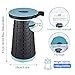 Portable Folding Stool Folding Camping Stool Retractable Adjustable Plastic Step Stool for Picnics Camping Fishing Hiking BBQ Item Weight 1.25Kg/2.8Lbs Kids Adult Peppermint Greenthumb 1