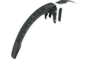 SKS - Mudrocker Bike Rear Fender, MTB Mudguard, Glass Fiber Reinforced Plastic, Black, for Tire Widths 2.2" - 3" / 59-76mm, Wheel Sizes 27.5", 650b, 28", 29", Made In Germany, Extenders Included