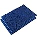 Vdomus Bathroom Rug - Shower Mat Non Slip & Absorbent Quick Drying Bath Mat - Easy to Clean Large Size Bath Rugs for Bathroom - Washable Microfiber Bath Mat - Soft Shaggy Shower Mat - Dark Blue