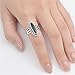CHOOSE YOUR COLOR Sterling Silver Long Oval Ring