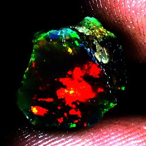 GEMSSHOPPING Excellent! 10X12X06 MM 03.40 cts Rare 100% Natural Ethiopian Opal Rough Gemstone,Ethiopian Opal Ring Ethiopian Opal Necklace Ethiopian Opal Earrings Ethiopian Opal Beads