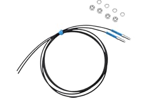 BOJKEON FT610 Fiber Optic Sensor, Through-Beam Reflection, 1m Line Length, M6 Sensor Probe