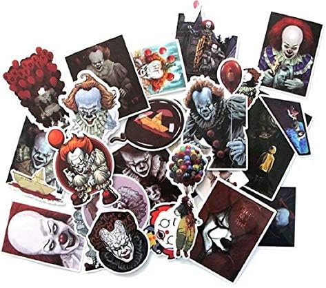 Stephen's King's IT Penny Wise Cartoon Stickers Assorted Lot of 24 Stickers