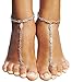 Bienvenu 2 PCS Beach Anklet Chain Bracelet Barefoot Sandals Wedding Foot Jewelry