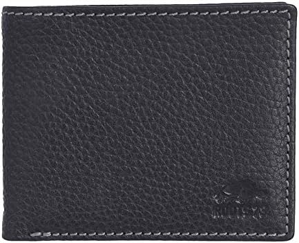 Roots 73 Marine Collection Mens Leather Slimfold Wallet with Coin Pocket