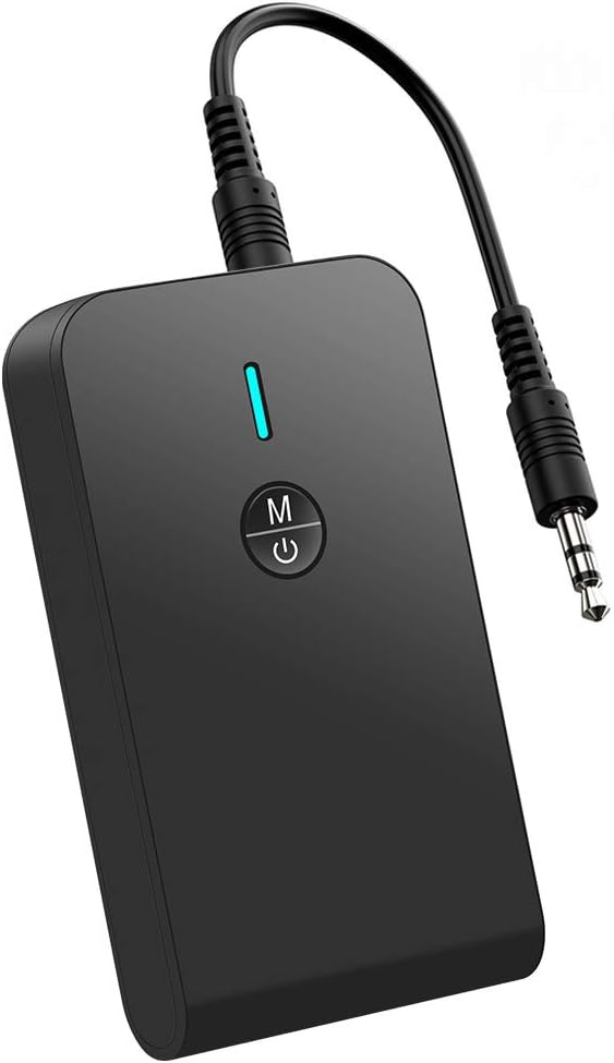 Adaptateur Bluetooth 5.0 Pour Voiture - Récepteur/émetteur Audio 3.5mm, Mains Libres CVC8.0, Charge Rapide