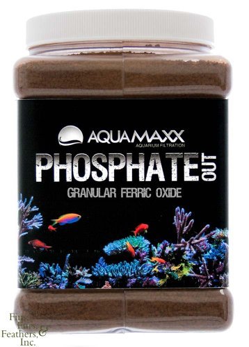 AquaMaxx Phosphate Out Granular Ferric Oxide Filter Media GFO - 4 Quart by AquaMaxx
