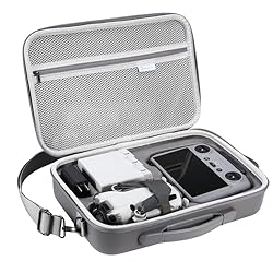 SKYREAT Mini 4 Pro RC 2 Case, Portable PU Leather