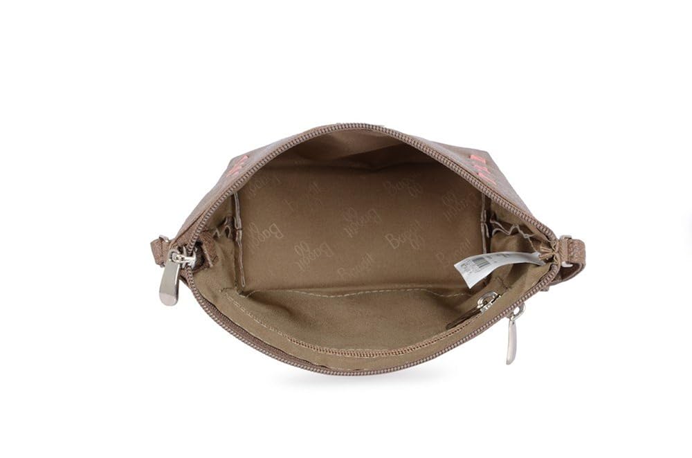 baggit women's sling bag (smoke) ()