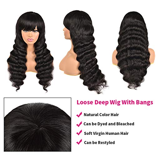 Machine-Made-Wigs-Human-Hair-with-Bangs-Loose-Wave-None-Lace-Front-wigs-with-Bangs-Loose-Deep-Wave-Wig-100-Unprocessed-Brazilian-Virgin-Remy-Human-Hair-for-Black-Women22-Natural-Color
