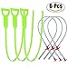 Drain Snake, Justdolife 6 Pcs Hair Drain Clog Remover Sink Cleaning Tool (3 Stainless Steel + 3 Plastic)