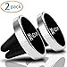 Car Mount (2 Pack), Vena AIR-M Universal Air Vent [Magnetic | 2 Plates] Aluminum Car Mount Holder for iPhone XR XS MAX X 8 Plus, Galaxy S10 S9 Plus S8 Plus, Moto G5 Plus, Google Pixel 3 XL, LG G6