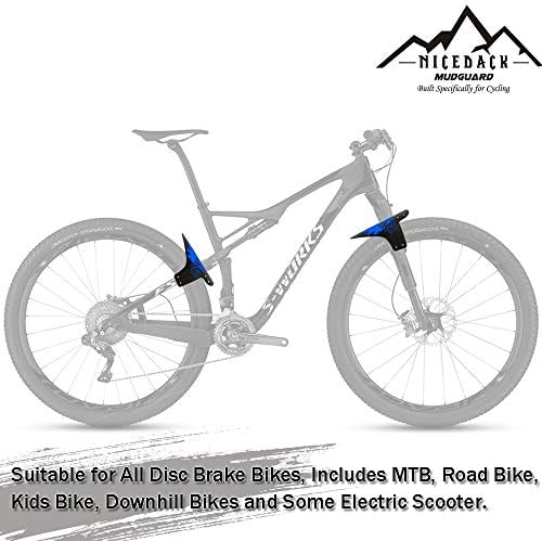 NICEDACK Bike Fender, MTB Mud Guard Front and Rear Compatible