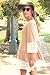 MIXMAX Bohemian Lace Splice Loose Tunic Dress (X-Large, khaki)