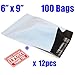MFLABEL 100 6x9 Poly Mailers Self Sealing Envelopes Bags Shipping Mailing Bags