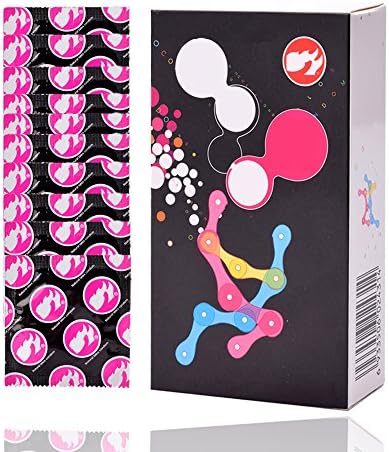 Latex Condoms, Adult Sensitive Orgasm Condoms Variety of Sets for Your Choice (B)