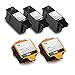 NUINKO 5 Pack Compatible Kodak 10 Ink Cartridges Black and Color for Kodak ESP 3250 ESP 5250 ESP 7250 ESP 3 ESP 5210 HERO 7.1 HERO 9.1 EasyShare 5300 Inkjet Printers