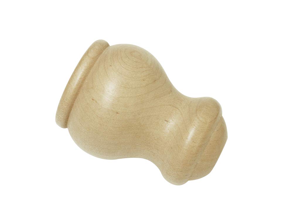 Gardinia Lugano End Piece for Diameter 28 mm Natural