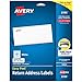 Avery Printable Return Address Labels with Sure Feed, 2/3