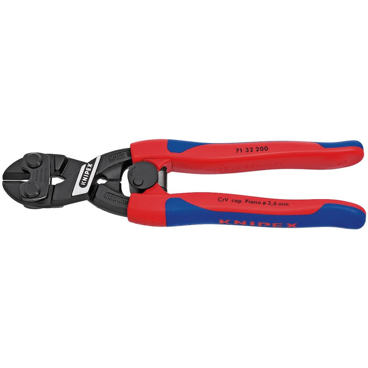 Knipex 49197 Cobalt Compact Bolt Cutters with Sprung Handle 200 mm