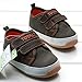 Kuner Baby Boys Girls Cotton Rubber Sole Outdoor Sneaker First Walkers Shoes (12.5cm(9-15months)) Dark Green