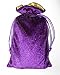 Rune/tarot Bag: Purple Velvet and Marigold Satin Bag