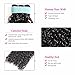 Brazilian Human Hair Virgin 4 Bundles with Closure Water Wave Hair 4 Bundles with Free Part Closure Unprocessed Virgin Human Hair(20 22 24 26+18, Natural Color)