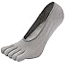 ZAKASA No Show Toe Socks Women Running Five Finger Socks Invisible Liner Boat Low Cut Loafer Socks for Ladies
