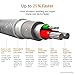 Tenfly Upgrade 3ft/1M LED Flash Slowly Breathe Glow in Dark Lightning Cable Charging Cords & Sync USB Data Cables for iOS