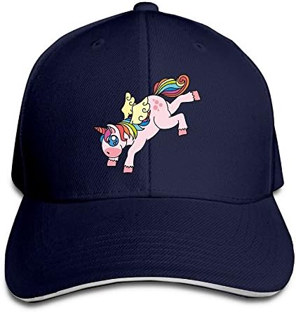 Unisex Fashion Sanwich Cap Always Be Myself Unicorn Prints Popular Visor Caps Trucker Cap Cool Adjustable