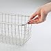 iDesign Forma Metal Wire Pantry Storage Organizer Basket with Handles, Container Bin for Food, Drinks, Produce Organization, 1.25