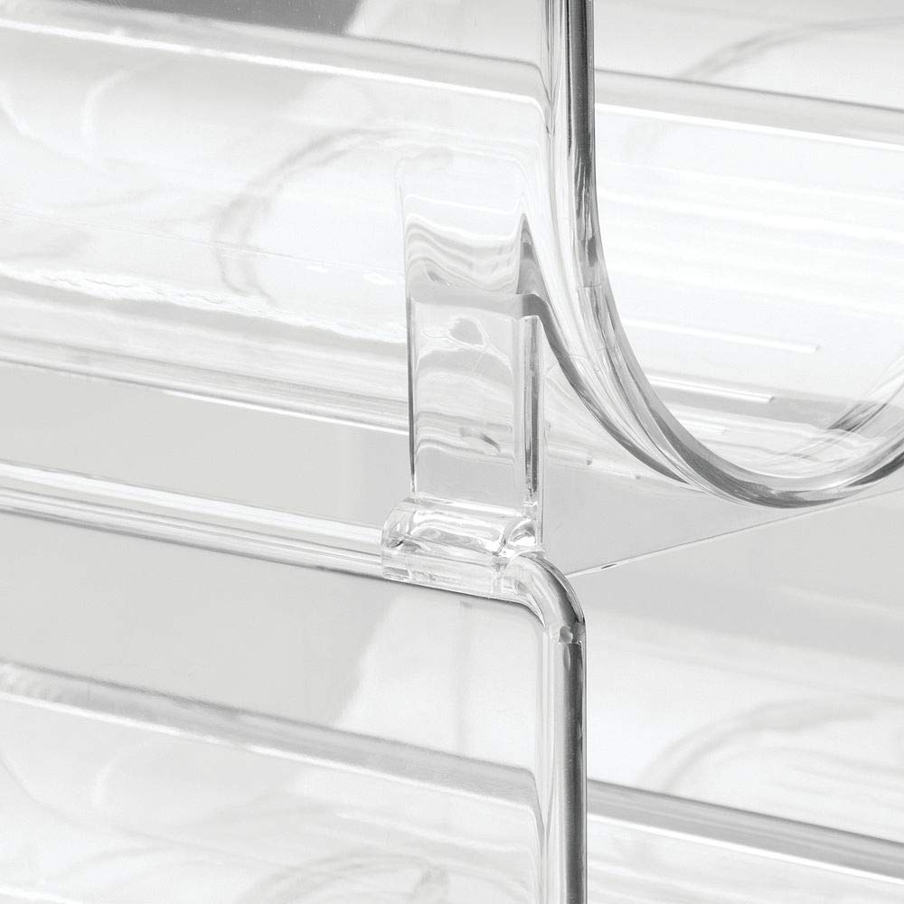 mDesign Moderno Estante para Botellas Botellero apilable para Botellas