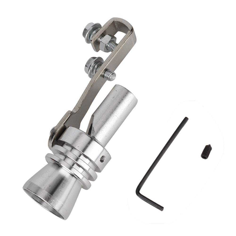 car Turbo Sound Simulator Whistle, Trumpet Type Universal car Whistle Exhaust Whistle Turbo Pipe Pressure Relief Blow Off Valve Simulator Whistle Sound Booster Engine Turbocharger Blow Off Valves(L)