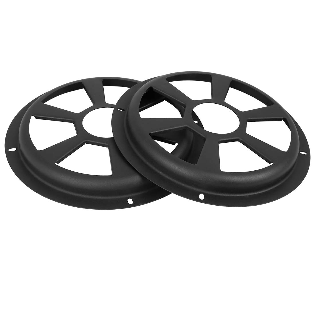 X AUTOHAUX 8'' Black Car Speaker Hollow Mesh Subwoofer Grill Cover Guard 2pcs